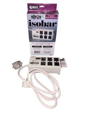Tripp Lite ISOBAR 6 ULTRA 6-Outlet Diagnostic Surge Works Tested With Box