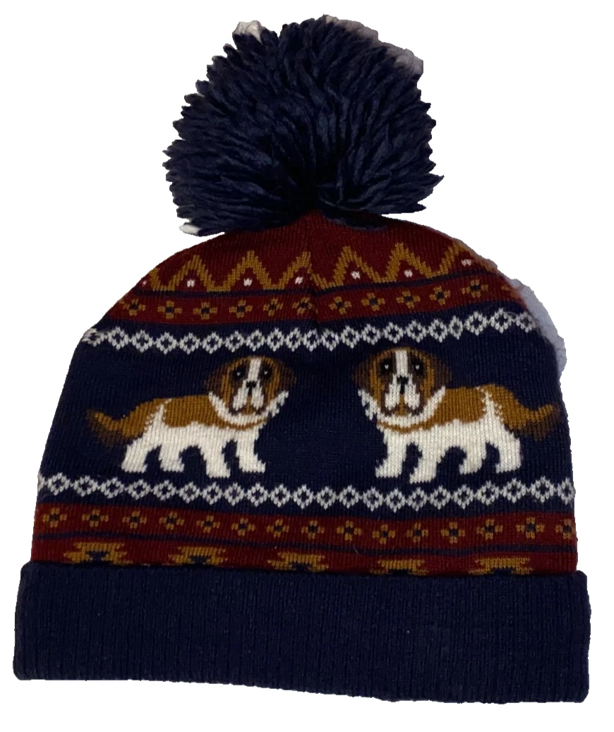 N3/N4 !WOW! Boys 4-7 GYMBOREE Puppy Dogs Winter Hat