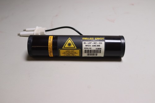 MFG Date 2000 MELLES GRIOT 05-LHP-401-539 HeNe LASER W/ 05-LPM-829-045 LASER DRI - Picture 3 of 6