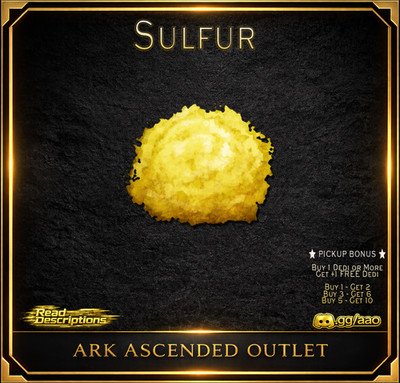 Sulfur-Ark Survival Ascended PVE-Resources-ASA XBOX/PS5/PC-Official-AAO
