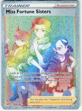 Pokemon Miss Fortune Sisters 209/196 Rainbow Rare Lost Origin Pokemon Holo NM on eBay