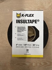 K-Flex USA Pipe Insulation Tape, 2 In W X 30 Ft L, 1/8” Thick