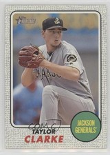 2017 Topps Heritage Minor League Edition Gray 16/25 Taylor Clarke #42 1b3