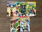 AMAZING SPIDER-MAN COMIC LOT 5 ISSUES MARVEL COMICS 1ST SERIES NEWSSTAND COPIES