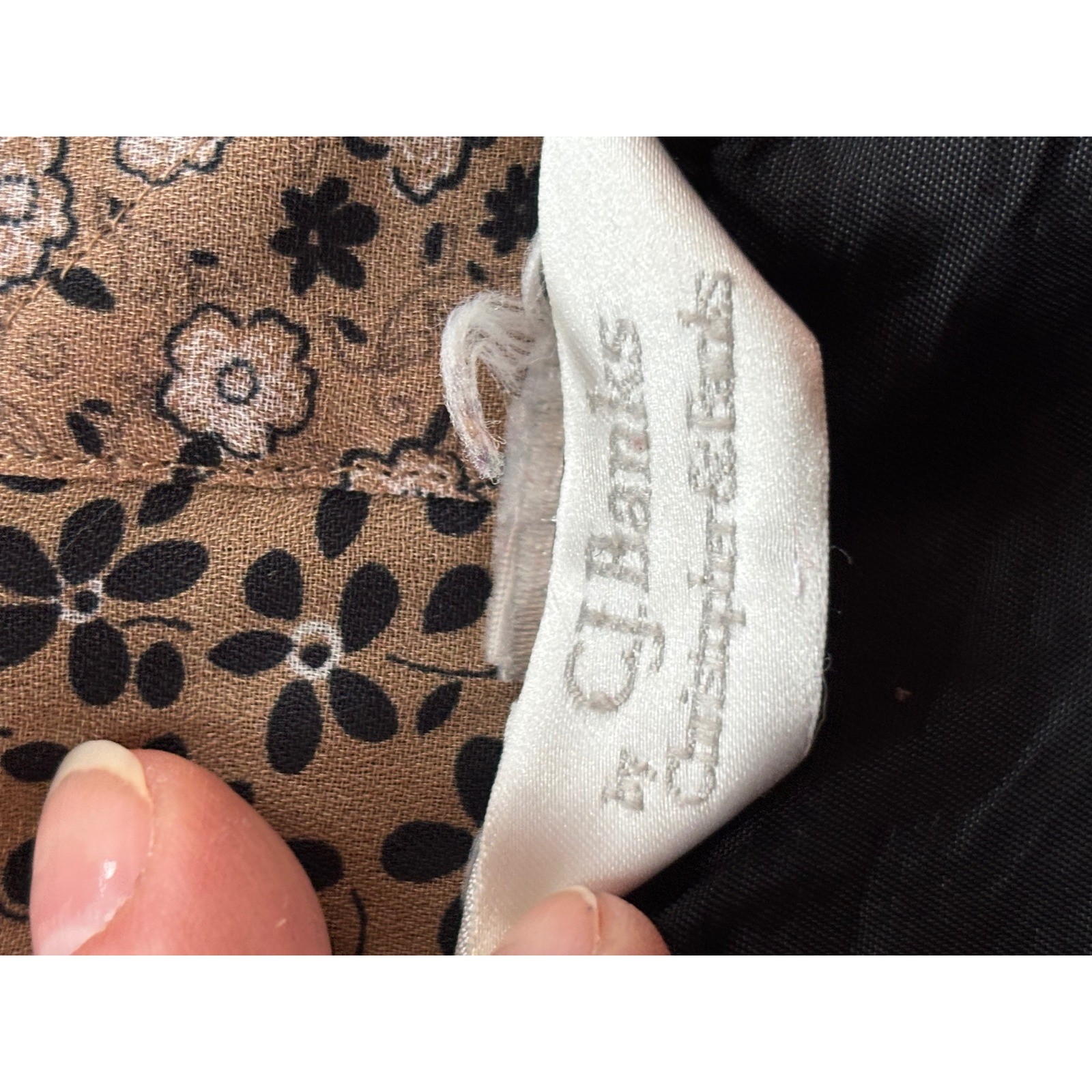 Vintage Patchwork Cottagecore Button shirt Jacket… - image 7