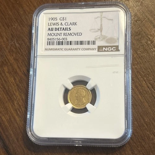 1905 Lewis and Clark Gold Dollar — photo from the most recent tracked eBay sale