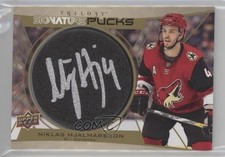 2020-21 Upper Deck Trilogy Signature Pucks Niklas Hjalmarsson #SP-NH Auto 1o3