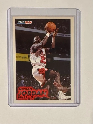 Fleer 1993-94 Michael Jordan #28 Chicago Bulls Basketball Trading Card