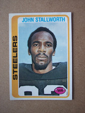 1978 Topps football John Stallworth (HOF) Rookie card #320 EX/NM. rookie card picture