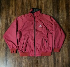 Giacca cappotto vintage Indiana Hoosiers Devon & Jones foderato full zip uomo medio