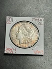 1891 CC Morgan Silver Dollar VAM-3 Spitting Eagle Carson City AU++ Coin (19237)