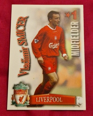 LIVERPOOL FOOTBALL CLUB FC 2003 MAGIC BOX INT SHOOT OUT CARD VLADIMIR SMICER LFC