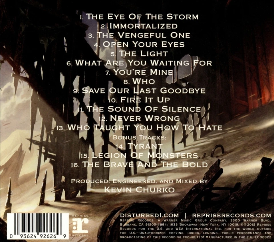 Disturbed: Immortalized (Deluxe-Edition) (CD) Neu & OVP - Bild 2 von 2