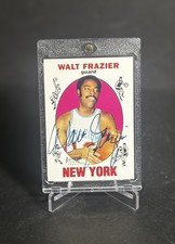 Walt Frazier Auto 1996 Topps NBA Stars 1969 RC Autograph RARE Knicks HOF Insert!