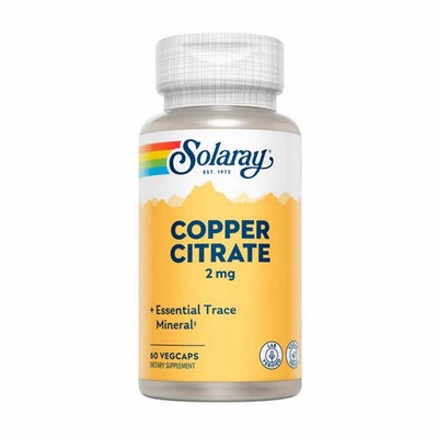 BioCitrate Copper 60 Caps  by Solaray