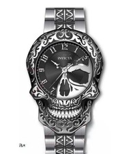 Invicta Artist Series Men's Watch Model 31907 - Skull Dial - Stainless Steel