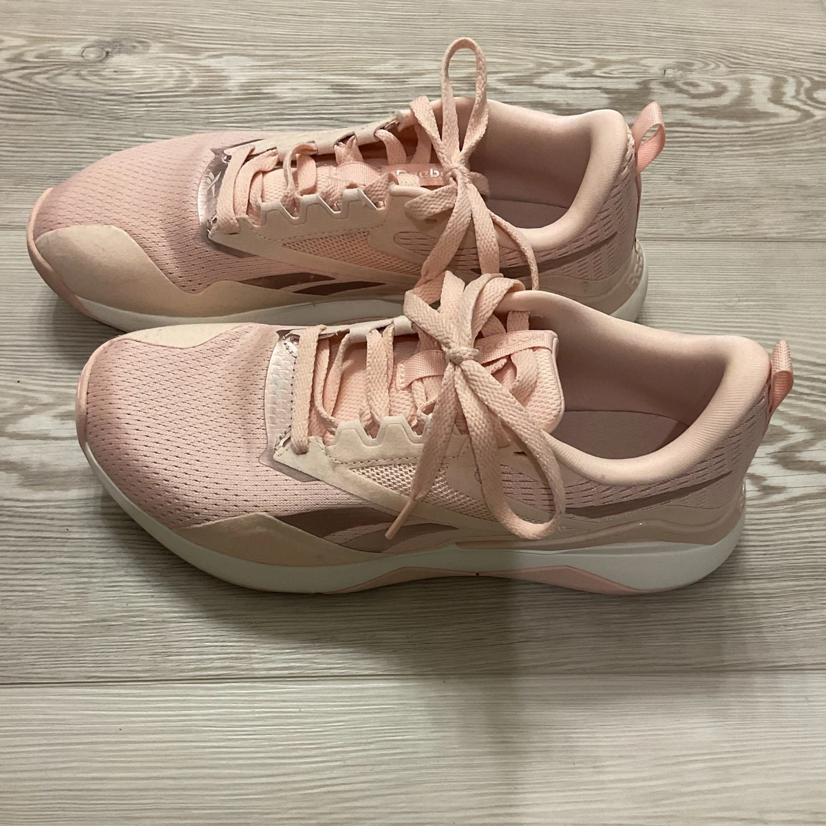 Reebok Beige Sneakers with Bright Pink Insole Reebok Classic Leather  main image 2