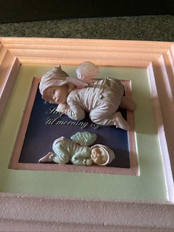 Faerietots Dreamy Pink Fairy Figurine ,Boyd’s Collection Matching Picture