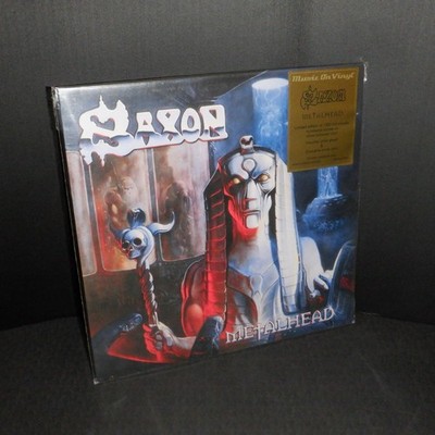 SAXON vinyl LP METALHEAD Music On Vinyl Ltd. Ed. SILVER 180g w/inserts Bill Byfo