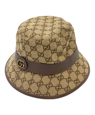GUCCI GG Canvas Fedora Hat/ Beige/ Size: M | eBay display picture 3