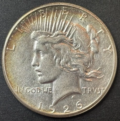 1926-S Peace Dollar $1 US 90% Silver Coin Choice XF/AU