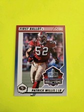 PATRICK WILLIS  2024 PANINI  SCORE  #2 FIRST BALLOT 49ERS  LB HOF
