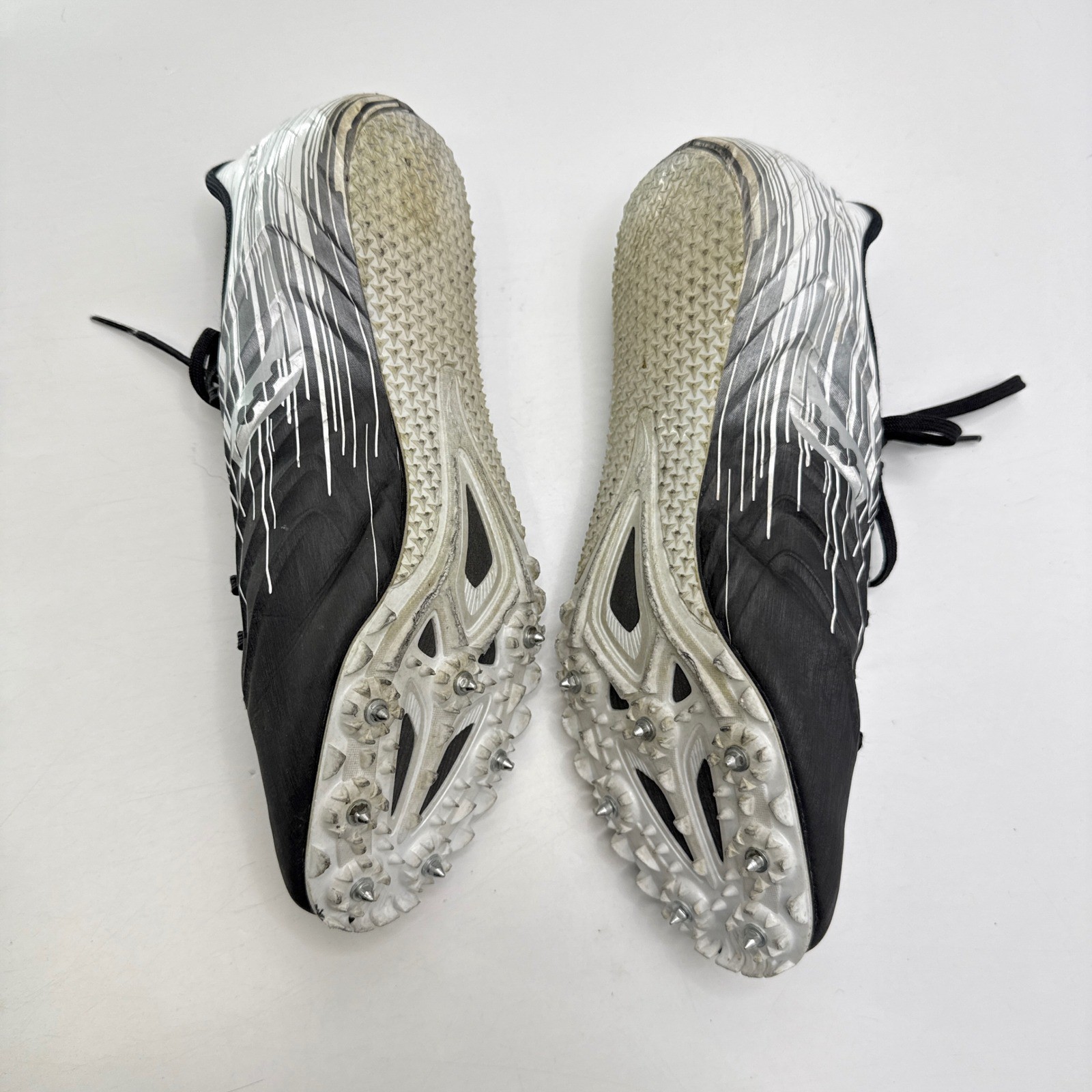 Saucony Spitfire 5 Mens 6.5 Track Spikes Black White Sprinting Shoes S29055-100 thumbnail 5