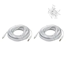 2 Pack 25 ft USB C Cable for Security Camera Outdoor Indoor, Type-C Extension...