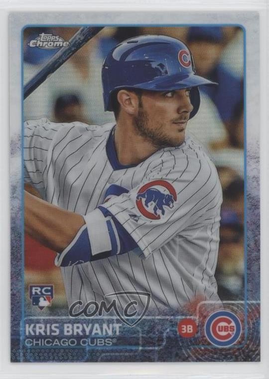 2015 Topps Chrome Refractor Kris Bryant #112 om9