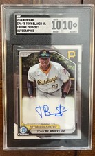 2024 Bowman Chrome Prospect Auto Tony Blanco Jr #CPA-TB SGC 10 GEM MT Auto