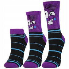 Calze uomo confezione da 3, taglia 35-38, colorate, misto cotone