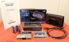 Cleaned & Tested-SONY TCD-D7 DAT Digital Audio Tape Player/Recorder-OBM-NM