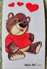 Suzy's Zoo Sticker #9410 Teddy Bear Hearts Lot Of 40 Pc. Special lot For Susan