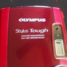 Olympus Stylus Tough Red Compact Camera 14MP 3.6x Zoom Waterproof Shockproof
