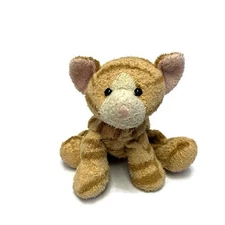 Russ Berrie Plush Tabbies Luv Pets Tan Orange Kitten Cat 5" Plush