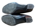 Liz Claiborne Twinkle 2 Brown Leather Size 8 M Slip on Open Back Open Toe Heels — photo 8