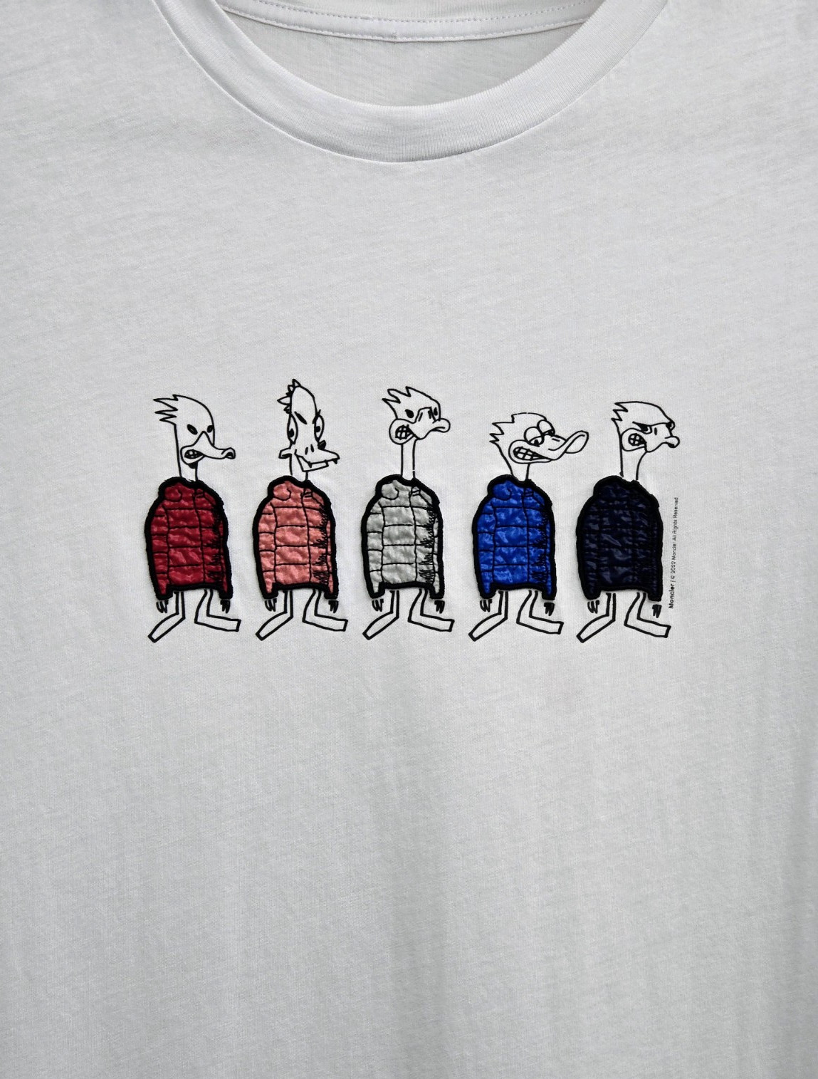 AUTHENTICATED! *RARE* MONCLER RUBBER PATCH LOGO S… - image 1