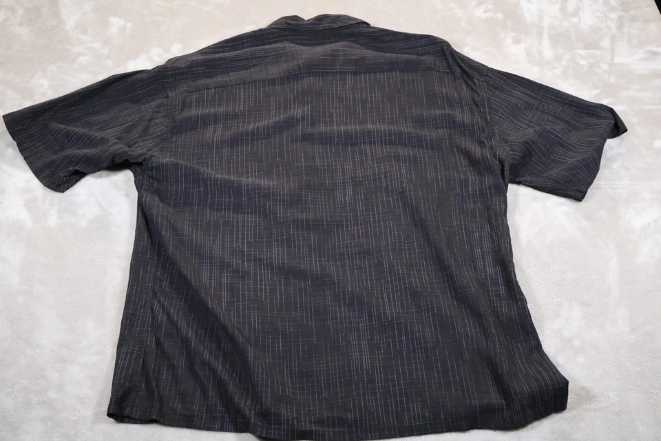 Campia Moda Shirt Mens XL Pineapple Palm Tree Embroidered Hawaiian Tropical - Image 2 of 4