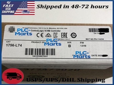 Allen Bradley 1756-L74 SER B 16MB Controller ControlLogix Logix5574 Processor