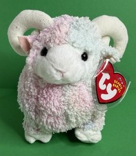 TY Beanie Baby - BAM the Ram (6 inch) - MWMTs Stuffed Animal Toy