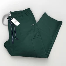 Figs Technical Collection Cairo Pants  Men's 3XL Regular Zip Green New