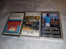 Musica Mexicana Cassette Tapes Lot Felipe Rodriguez/Pacquiao Guzman/Moralito