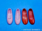 Vintage Skipper Doll #950 Red & Pink Shoes Japan Excellent ~ 1960's