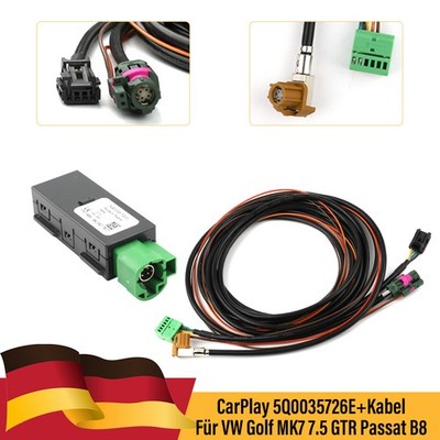 MIB MIB2 USB Carplay Media Switch Harness Set für VW Passat B8 Caddy Golf Tiguan