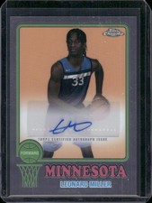 2024-25 Topps Chrome - 1973 Topps Autographs #73TA-LM Leonard Miller
