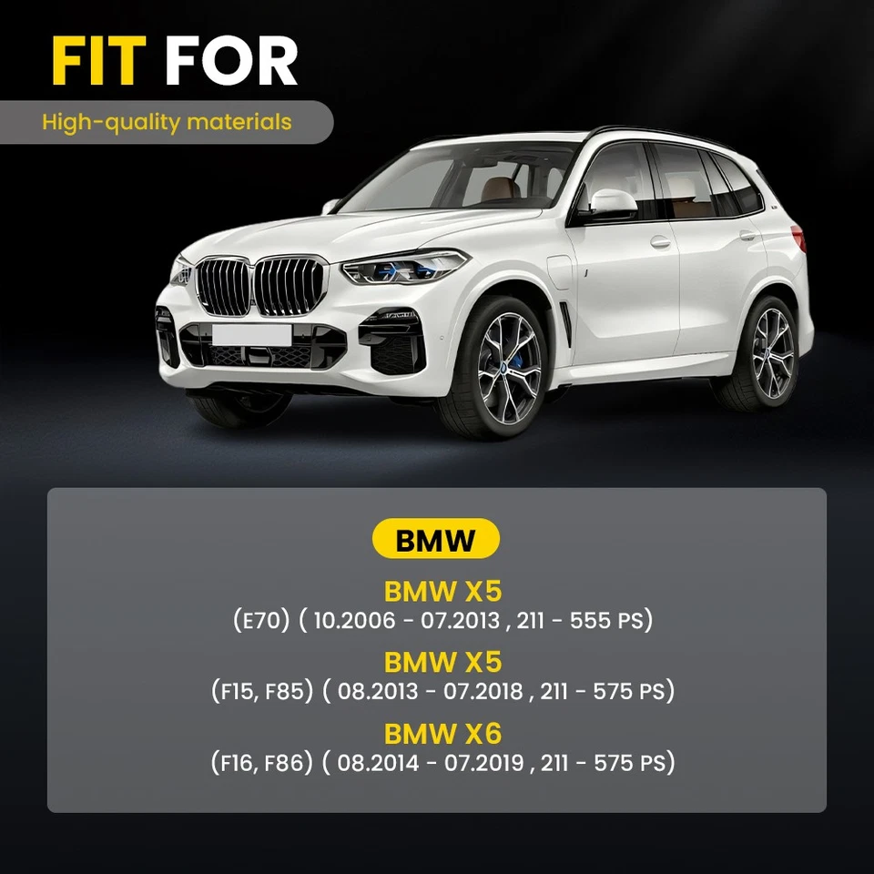 4Pcs For BMW X5 X6 E70 Rear Control Swing Arm Bushes L+R 33326773632 33326773633 - Image 2 of 4