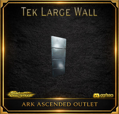 Tek  Large Wall-Ark Survival Ascended PVE-ASA-Tek Structures-Official-AAO