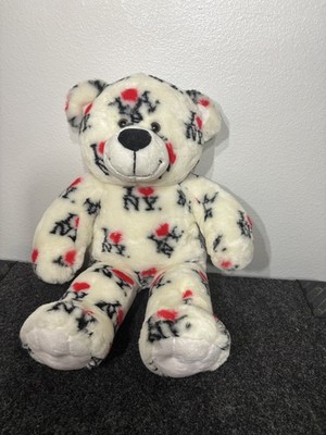 ''Build A Bear Workshop''   I Love NY- (New York) Heart Plush Stuffed 16'' Bear