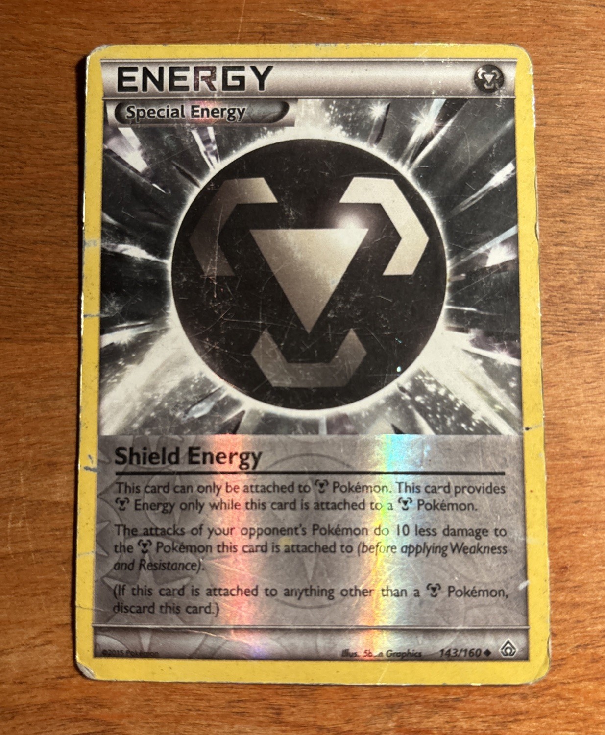 Reverse Holo Shield Energy (Special) 143/160 - Pokemon Primal Clash Card
