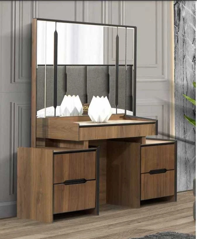 Elegant Schminktisch mit Spiegel luxuriös Möbel im Schlafzimmer Neu - Bild 1 von 1